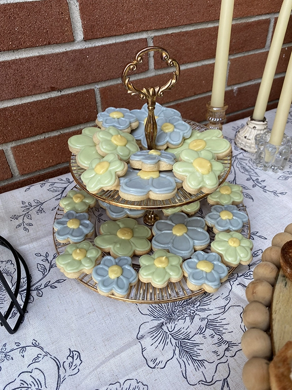 Freshly baked biscuits